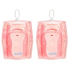 미니맥시 휴대용 미니 뷰러, 2개, 피치