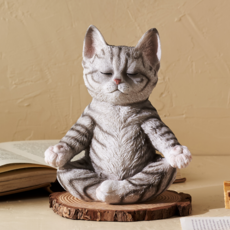 Ruriri 冥想貓雕像, 混合顏色