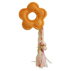 FÀMINOU Kukkia 絲瓜絡貓咪潔牙玩具, 花朵造型, 1個