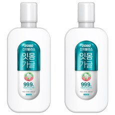 2080 牙齦護理漱口水 溫和薄荷味, 800ml, 2個