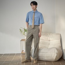 MIND BRIDGE 男士半寬版工作褲 MZPT3150