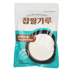 우영식품 찹쌀가루, 1kg, 1개