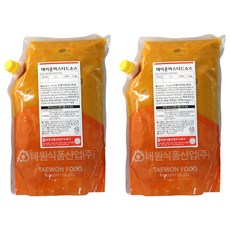 TAEWONFOOD 黃芥末醬, 2個, 2kg