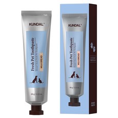 KUNDAL 昆黛爾 清新寵物牙膏 牛奶麵包香, 60g, 1盒