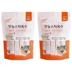 천연한스푼 석하 깊은맛 맛능 스틱 육수 20p, 140g, 2개