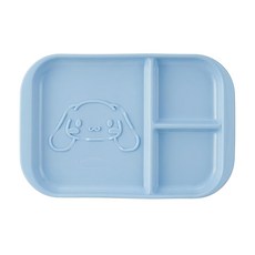 Skater 塑膠三格午餐盤, 大耳狗 藍色, 餐盤, 1個