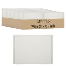 MY drap 餐巾, 1個, 25個裝, 奶油色