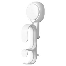 TAILI 太力 雙層吸盤臉盆掛勾 AW595, 1個, 白色