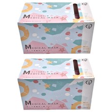 天心成人一般平面口罩-黛妃紫(50入/盒), 黛妃紫, 50片, 2盒