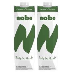 nobo Barista 椰奶飲品, 2個, 1L