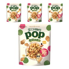 ORION 好麗友 POP格蘭諾拉燕麥片 糙米杏仁果, 4包, 340g