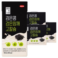 한미 완전두유 검은콩 검은참깨 고칼슘, 190ml, 60개