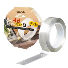 글루고 틈새 차단 방수 테이프 투명 소, 1개