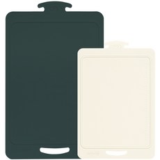 sillymann 鉑金矽膠砧板 2款組, 海洋綠、奶油米色