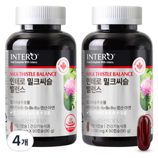 인테로 밀크씨슬 밸런스, 90g, 4개