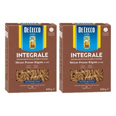 DE CECCO 得科 全麥筆管麵, 500g, 2盒