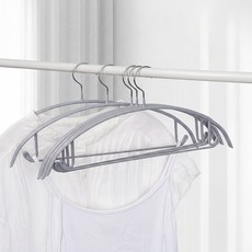 코멧 홈 어깨 뿔 방지 논슬립 옷걸이, 그레이, 20개