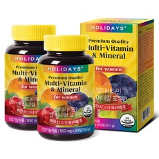 HOLIDAYS 女性綜合維他命礦物錠, 90顆, 2罐