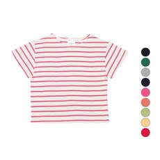 Rainbow Kids 兒童透氣糖果條紋短袖T恤