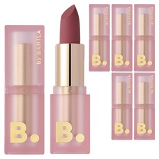 바닐라코 벨벳 블러드 베일 립스틱, PK02 스모크 모브, 3.7g, 6개