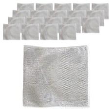 GUNU 찌든때 제거 와이어 양면 철수세미 실버, 10개입, 2개