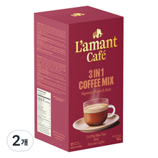 L'amant Cafe 越南三合一即溶咖啡, 12入, 2個, 16g