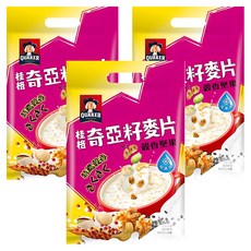QUAKER 桂格 奇亞籽麥片 穀香堅果 10包, 290g, 3袋