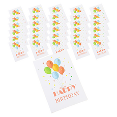 타이탄 생일 기념일 감사 카드, 풍선, 50개