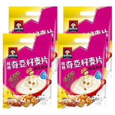 QUAKER 桂格 奇亞籽麥片 穀香堅果 10包, 290g, 4袋