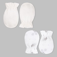 오가닉붐 네츄럴 + 송아지 손싸개 세트 여름용