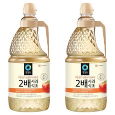 清淨園 2倍濃厚蘋果調理食醋, 2瓶, 1.8L