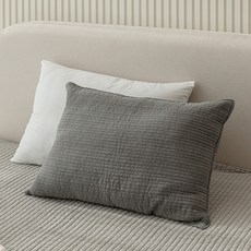 마더스홈 매일 빨아쓰는 피그먼트 순면 베개커버 지퍼형