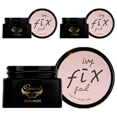 gracia ivy固定膠, 透明, 3個