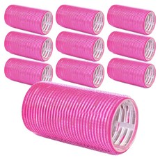 Hi Today 導熱特大瀏海髮捲, 10個, 深粉色