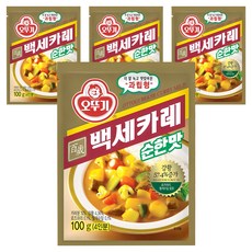 OTTOGI 不倒翁 百歲咖哩粉 原味, 100g, 4包