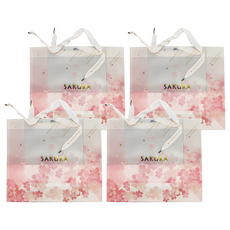 CARD LOVER 信的戀人 星夜之櫻PP禮袋 XL 2入, 粉色, 2組