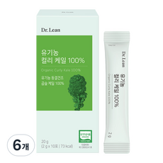 닥터린 유기농 컬리 케일 100% 분말, 20g, 6개