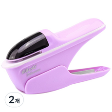 Momo Tube 環保無針釘書機 打孔機, 紫色, 2個