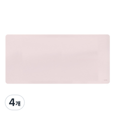 엑토 밀키 와이드 가죽 데스크 패드 MP-54, 핑크, 4개