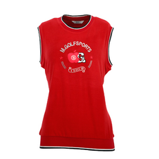 Ferra US 女士冬季蘋果標誌刺繡背心 AVBU6002