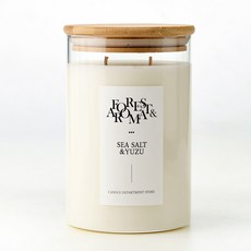 Candle Department Store 香氛杯狀蠟燭, Sea Salt & Yuzu, 1kg, 1罐