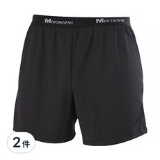 儂儂涼感平口褲, 吸濕排汗, 抗菌防臭, 耐穿耐洗, XL, 黑色, 2件