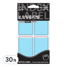 쁘띠팬시 보호 필름 라벨 견출지 20-F206, 13개입, 30개