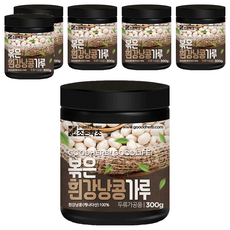 조은약초 프리미엄 볶은 흰강낭콩 가루, 6개, 300g