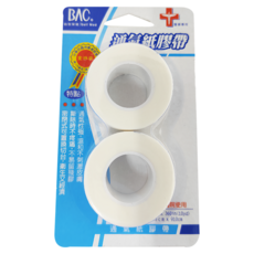 BAC 倍爾康 通氣紙膠帶 1", 2入, 1組