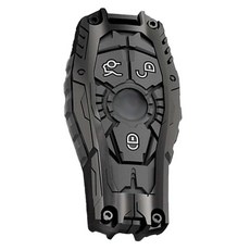 Chronicle Shield Line 高級賓士專用 GLS / GLE / GLC / E-Class / S-Class 金屬鑰匙殼 A型 葫蘆款, 夜曲灰