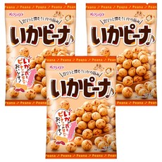 Kasugai 春日井 魷魚味花生豆, 口感酥脆, 零食或小酌良伴, 62g, 3包