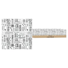 Pimex 巨圓紙業 L型樂活包裝袋 190 x 190mm 樂活黑, 100個, 1包