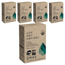 담백하루 노르딕 알티지 오메가 에센스, 30정, 5개