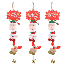 格紋聖誕襪布偶吊飾, 格紋聖誕襪布偶, 3個